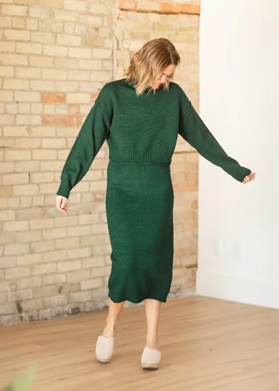 Cali Mockneck Sweater Skirt Set - FINAL SALE