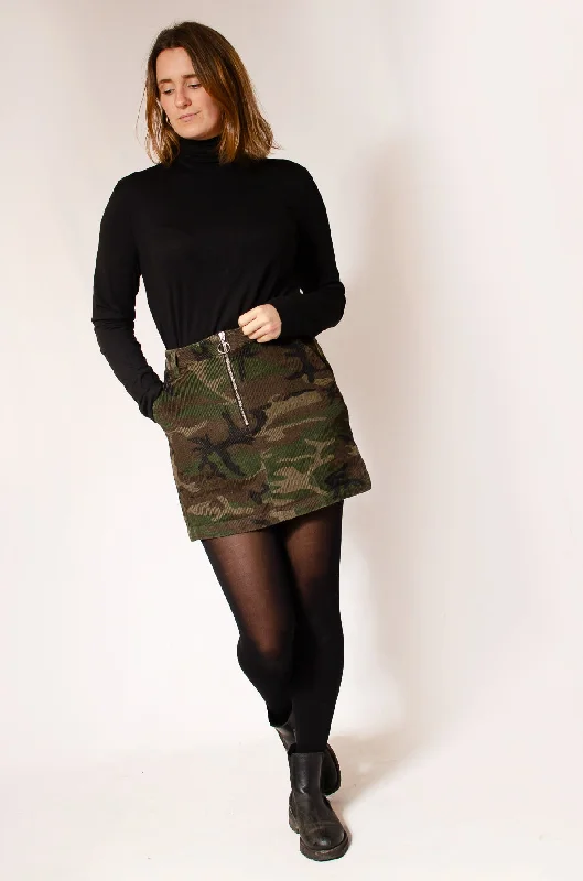 Camouflage Mini Skirt