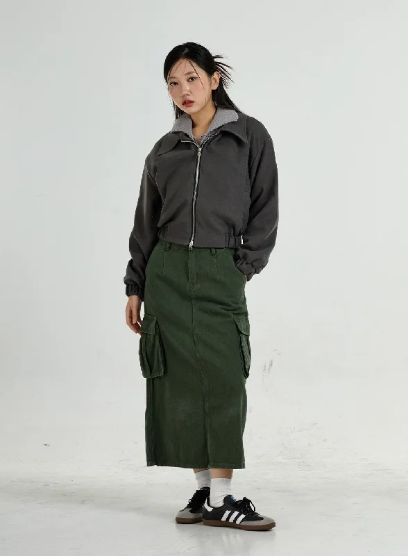 Cargo Long Skirt CO24