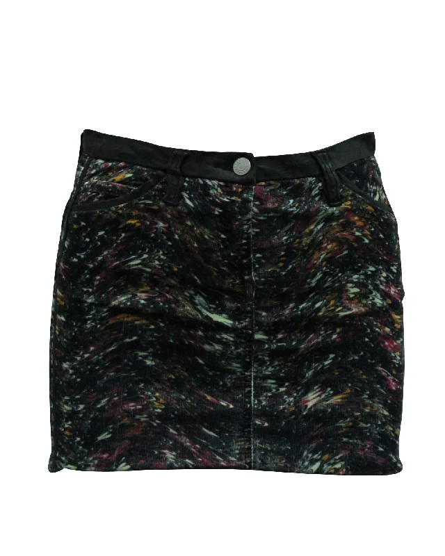 Isabel Marant Tweed Mini Skirt in Multicolor Cotton