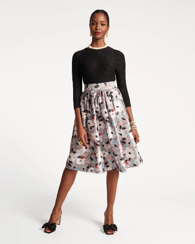 Barbara Midi Skirt Poppy Party