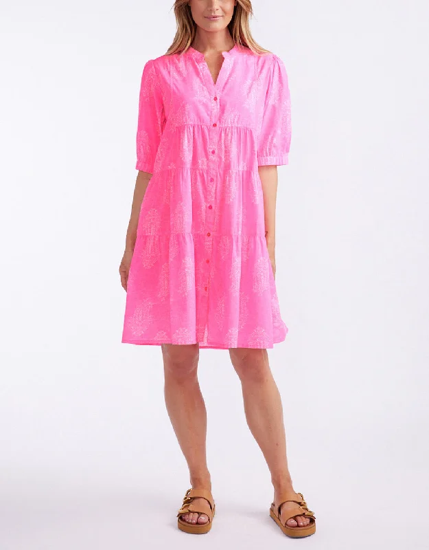 Marilyn Mini Dress - Shrine Pink