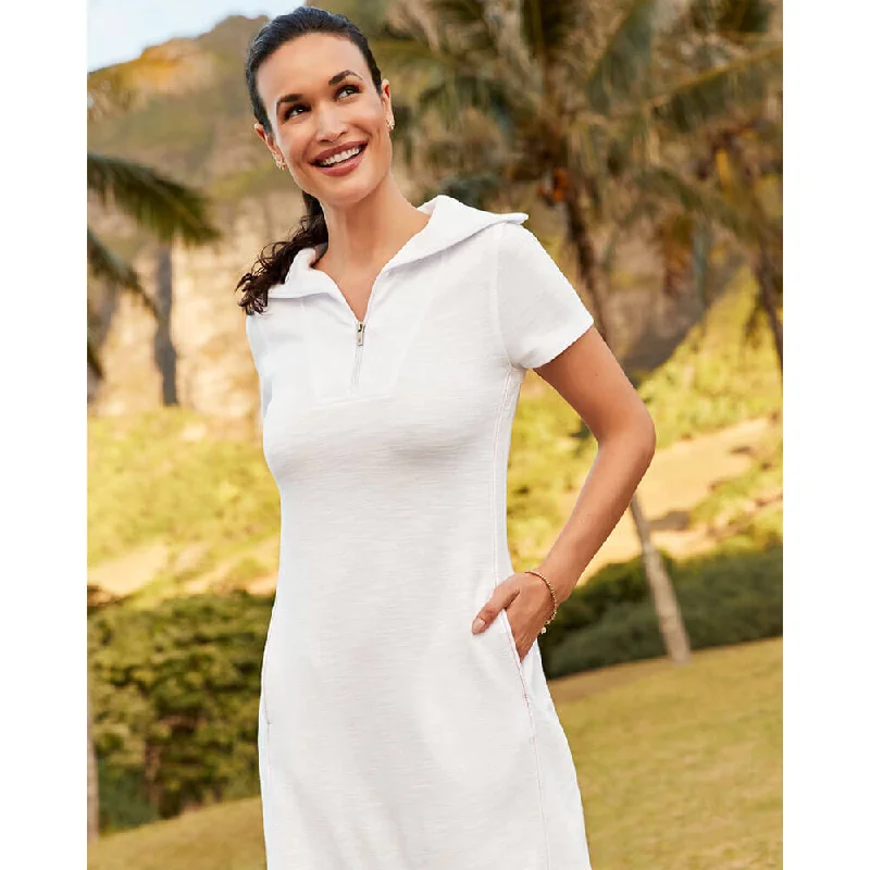 Tommy Bahama Women's Tobago Bay 1/2 Zip Short Dress - White*