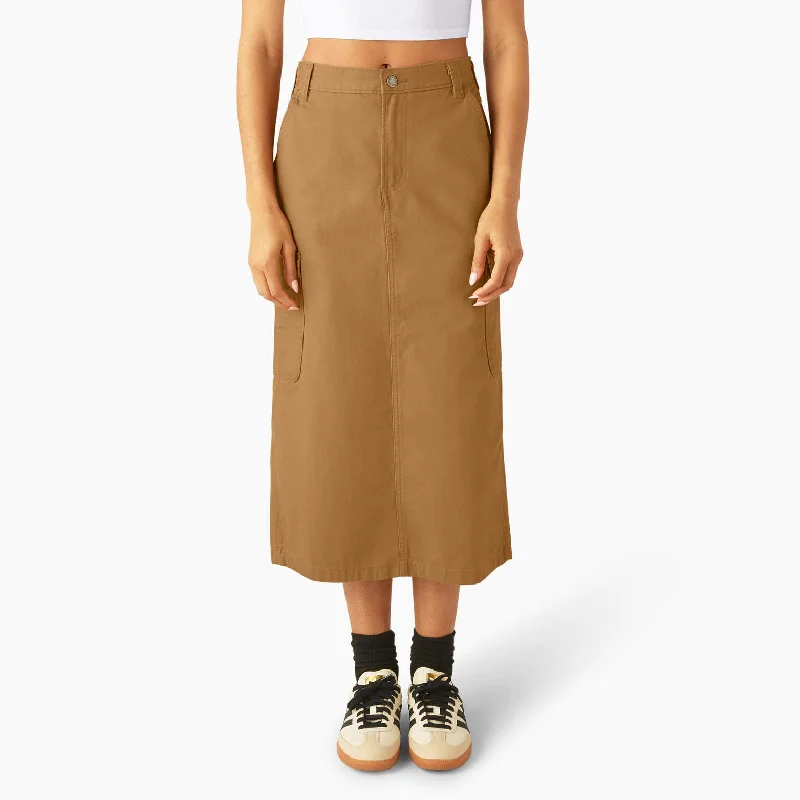 Dickies Women's Duck Canvas Cargo Midi Skirt