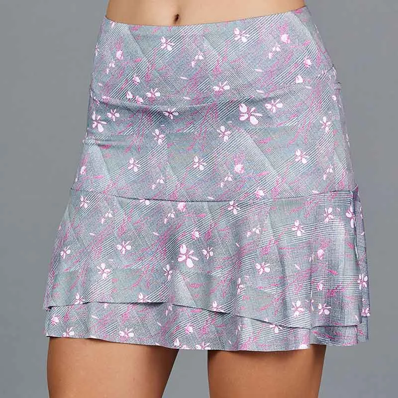 Unsuited Long Print Skort (floral print)