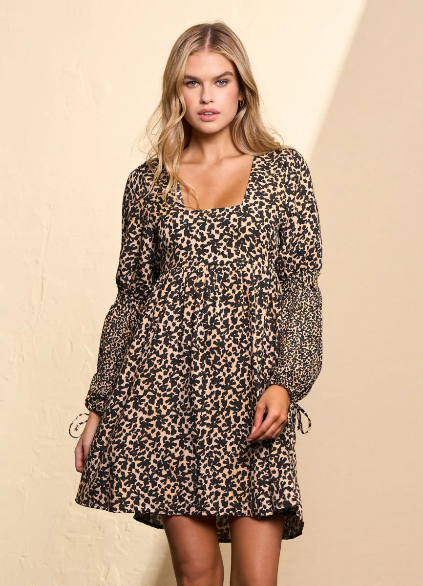 Maaji Jaguar Dots Mariah Dress Cover Up - Black