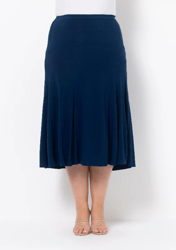 Gored Jersey Skirt