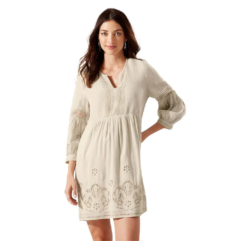 Tommy Bahama St. Lucia Split Neck Dress Coverup - Twill *