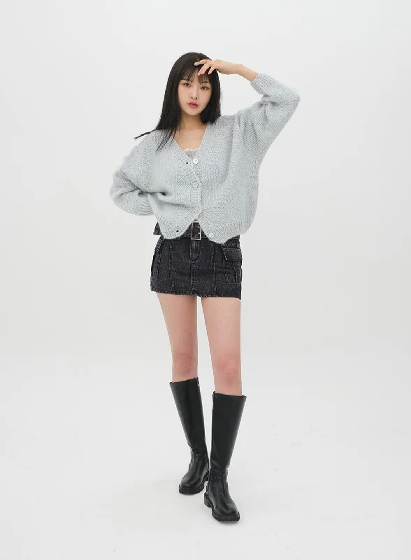 Denim Mini Skirt J21