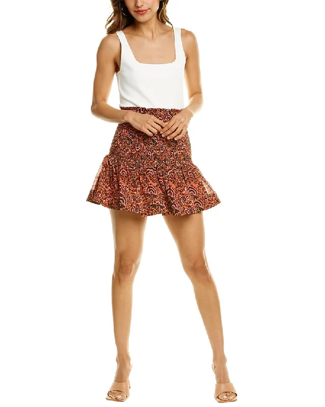 A.L.C. Kade Silk Mini Skirt