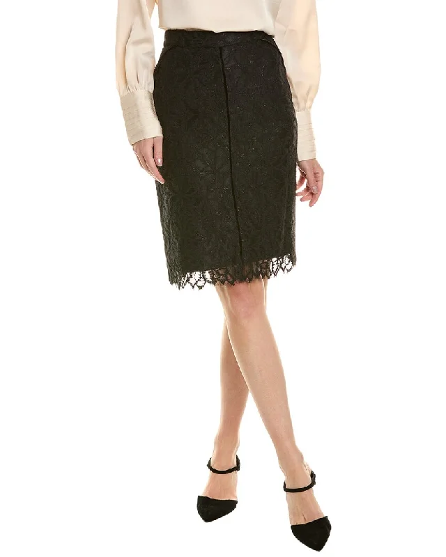 Donna Karan Lace Short Skirt