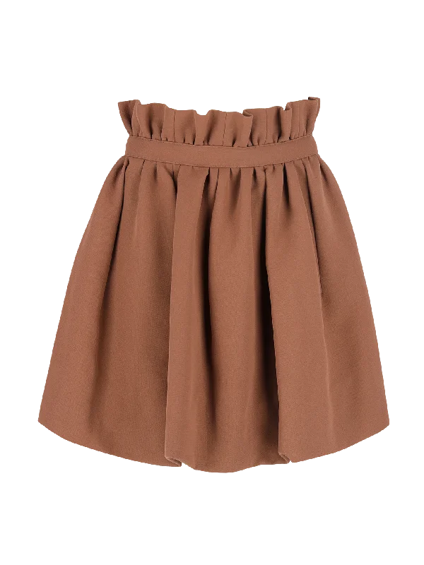 bubble-hem mini skirt