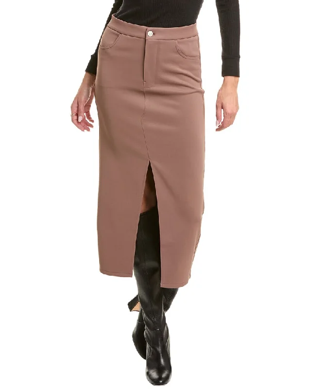 HUDSON Jeans Reconstructed Midi Skirt