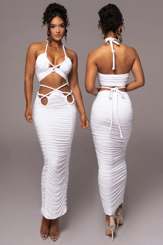 Ivory Go The Distance Skirt Set