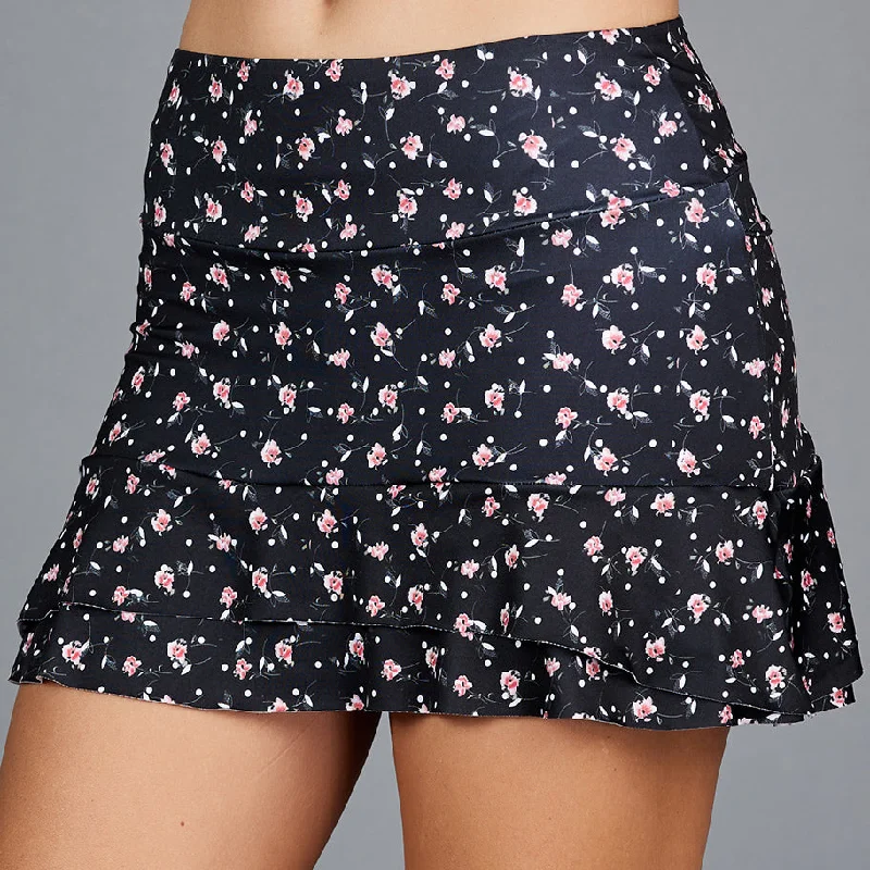 Vespa Short Print Skort (floral print)