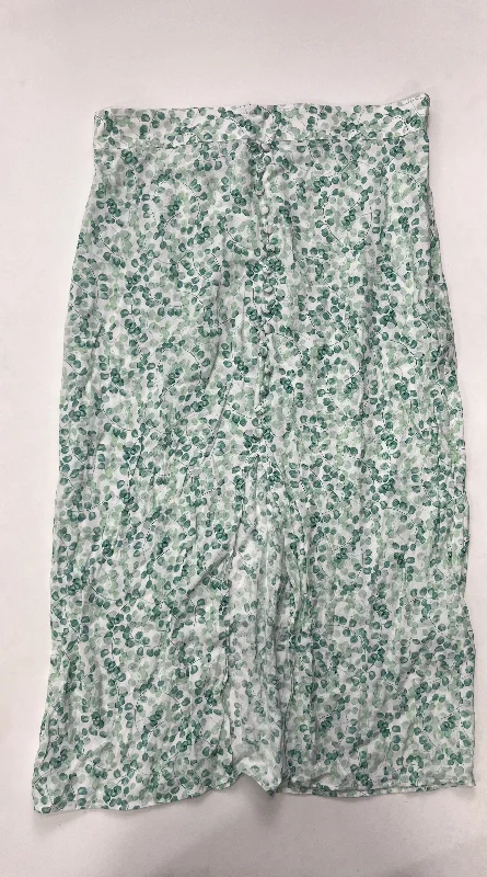 Green Skirt Maxi H&m, Size 12