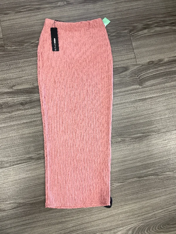 Pink Skirt Maxi Fashion Nova, Size S