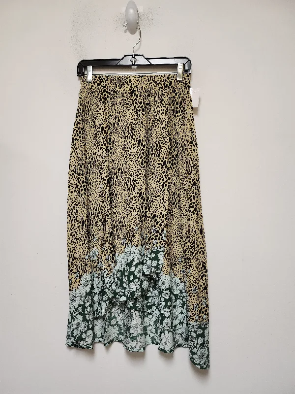 Animal Print Skirt Maxi Gigio, Size 4